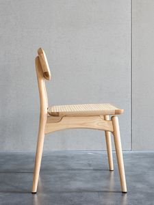 <span class=keywords><strong>Chaise</strong></span> en rotin naturel de <span class=keywords><strong>chaise</strong></span> de salle à manger en <span class=keywords><strong>bois</strong></span> massif de conception de l'europe du nord pour des meubles de salle à manger <span class=keywords><strong>et</strong></span> des meubles de salon - Product Image 5