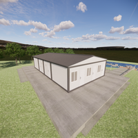 Toit triangulaire détachable résidentiel Casa Prefabricada De Contenedor dortoir préfabriqué résidence