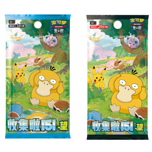 Ban đầu 151 ptcg chính hãng Poke Mon giao dịch thẻ trò chơi đơn giản hóa Trung Quốc Gem gói Vol 3 chơi hội đồng quản trị trò chơi sưu tập thẻ đồ chơi - Product Image 3