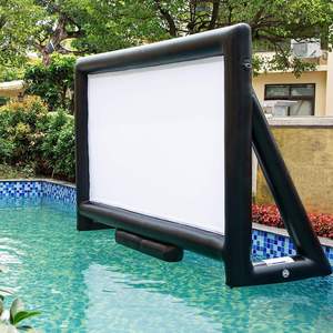 Inflatable Outdoor Projector Screen Large Format Display <b>Frame</b> Portable Movie Viewing Panel Garden Camping - Product Image 5