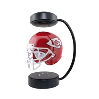 Support d'affichage LED rotatif à lévitation magnétique, rotation automatique, support flottant pour 32 mini-casques de football américain, sports