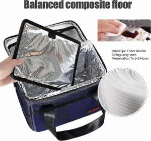 Custom Lightweight Large Portable Can Insulated Thermal Lunch <b>Cooler</b> Bag <b>Box</b> for Camping Picnic Beach Grocery Shopping - Product Image 2