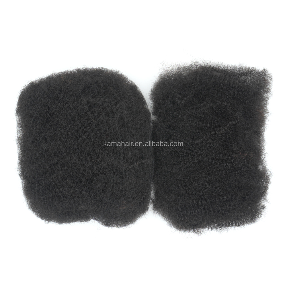 KAMA Afro Kinky Virgin Remy Bulk Human Hair Brazilian Micro Twist Braiding Hair Machine Double Weft 100g for Braids Detail Section 8