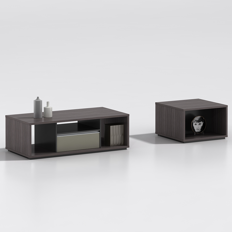 Modern Design smart long MDF Melamine Home Hotel Office Furniture Coffee Table