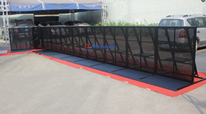 מחסום קהל מאלומיניום, מחסום Mojo, מחסום בקרת קהל, גדר פלדה בצבע ירוק-ירוק, בטיחות, חיצוני, פסטיבל מוזיקה, קונצרט - Product Image 6