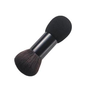 Ensemble d'outils de maquillage HQ Mixed Proc Discount : Éponge et pinceau double embout à poils synthétiques et manche métallique pour fond de teint liquide et correcteur - Product Image 5