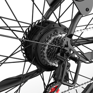 Bicicleta Eléctrica de 350W y 7 Velocidades con Sensor Sin Escobillas, Autonomía de 35-45 km, Certificada para Ciudad, para Profesionales Urbanos, Alemania - Product Image 5