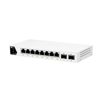 SH LINK SH-ML728-P Switch Comercial Ligero Administrado 10G SFP+ 2.5G Adaptativo RJ45 RSTP Ring EEE Bajo Consumo para Cámaras IP Oficina QoS