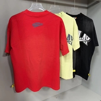 T-shirt d'été oversize en maille de haute qualité, imprimé lettres vintage avec strass, style décontracté et tendance, à manches courtes