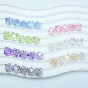 Cuentas Cuadradas Transparentes de 12 mm de Moda al por Mayor, Material de Abalorios Hechos a Mano, Cuentas Sueltas de Acrílico - Product Image 4