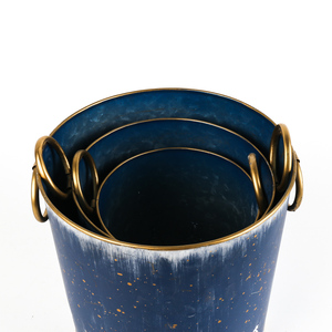 Nordic Style Decoratie Metalen Kerstboom Opslag Pot Snack Opslag Emmer Met Handvat Container Verpakking/Giftpacking - Product Image 2