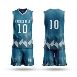 Set Personalizzato di Maglie da Basket per Sublimazione, Uniforme di Squadra, Design Professionale, Rete Traspirante ad Asciugatura Rapida, Abbigliamento Sportivo per Adulti e Giovani - Product Image 1