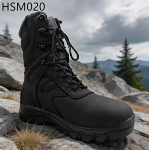 Botas <span class=keywords><strong>de</strong></span> Combate ZYF, Modelo Montañas Nebulosas, Completamente <span class=keywords><strong>de</strong></span> Cuero Nubuck, Cálidas, Color Negro/Marrón, para Terrenos Complejos, Botas Tácticas Populares en Rusia HSM020 - Product Image 6