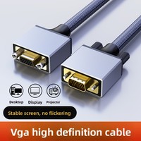 Câble d'extension VGA mâle-femelle pour projecteurs, ordinateurs, téléviseurs, câble vidéo haute définition, conducteur en cuivre nu, différentes longueurs
