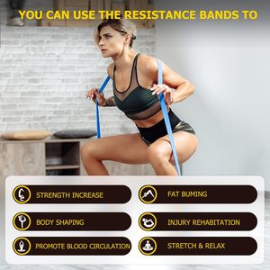 Lot de bandes de résistance longues en TPE, couleurs pastel, pour entraînement, gym, yoga et fitness – Prix de gros - Product Image 6