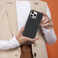 2025 mesures anti-chute en cuir véritable résistant à l'usure et aux rayures Flexible deux-un iPhone 15 étuis pour téléphone portable