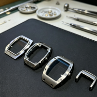 Montre automatique tonneau en céramique de haute qualité, verre saphir, style RM, montre mécanique squelette de luxe pour homme, mode sport