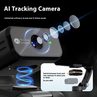 Tokqi M03 Stabilisateur vidéo portable professionnel à 3 axes AI Tracking Gimbal pour Vlogging Auto Face Object Follow pour Smartphones