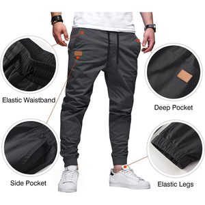 JMIERR Pantalon de jogging décontracté en velours côtelé pour homme XL 100% Pantalon chino en coton anti-rides droit à rayures latérales colorées - Product Image 2