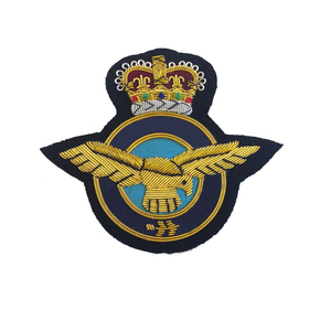 Latest Custom Made High Quality Eco-Friendly Fashion Badges Factory Price Hand Bullion Wire Badges - Product Image 1