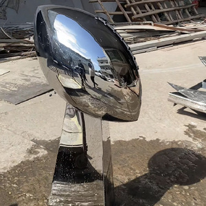 ประติมากรรมลูกฟุตบอลรักบี้โลหะขนาดเท่าของจริง รางวัลกีฬา ของที่ระลึก ขัดเงาด้วย<span class=keywords><strong>กระจก</strong></span> ถ้วยรางวัลฟุตบอลอเมริกันสแตนเลส - Product Image 5