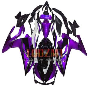 Injection pour <span class=keywords><strong>YAMAHA</strong></span> YZF R3 R25 <span class=keywords><strong>R</strong></span> 3 <span class=keywords><strong>25</strong></span> YZF-R3 YZFR25 172No.125 YZFR3 violet blk 14 15 16 17 YZF-R25 2014 <span class=keywords><strong>2015</strong></span> 2016 2017 Carénage - Product Image 1