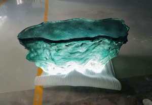 Plateaux de table en résine époxy transparente, comptoirs de bar et îlots de cuisine en résine époxy sur mesure - Product Image 5