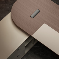 Escritorio y Silla Ergonómicos para Computadora, Combinación de Panel de Madera, Modernos, Ajustables en Altura Automáticamente, Venta Directa de Fábrica