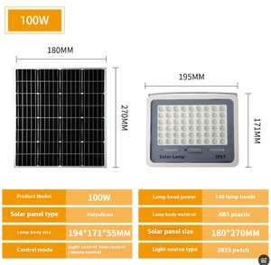 Luz alimentada nominal IP67 regulable <span class=keywords><strong>de</strong></span> calidad superior para paneles solares <span class=keywords><strong>de</strong></span> China hechos en áreas industriales <span class=keywords><strong>de</strong></span> paisaje <span class=keywords><strong>de</strong></span> jardín - Product Image 3