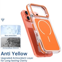Accessoires de luxe magnétiques pour iPhone 18 17 Pro Max 16 15 13 – Coque de téléphone tendance avec charge sans fil et anti-chute
