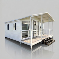Exportation vers l'Australie : Maison conteneur extensible étanche de 20 pieds avec cuisine et salle de bain pour usage résidentiel
