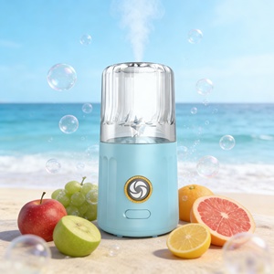 Licuadora Portátil Compacta de 260 ml, Inalámbrica con USB, de Alta Resistencia, Cuchilla de Acero Inoxidable, a Prueba de Fugas, Libre de BPA, Grado Alimenticio, ABS, Modo Turbo, para Hielo - Product Image 4