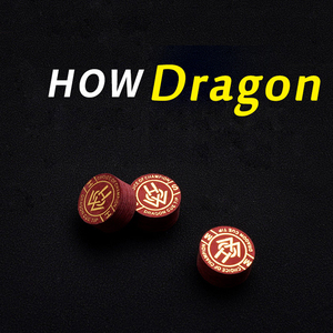 หัวคิวหนังวัวแท้ HOW Dragon Tips - S/M/H 14 มม. แบบติดกาว สำหรับไม้คิวพูล สนุกเกอร์ คารอม บิลเลียด - Product Image 3