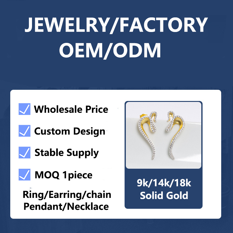 H&F Manufacturer Jewellery Factory Oem Odm Custom Design 18K