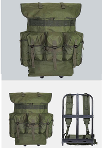 Alica Mochila de poliéster ligera Gran capacidad Impermeable Senderismo al aire libre Paquete táctico Nylon Forro Malla Alice Pack US - Product Image 5