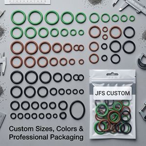 Junta Tórica de Caucho Fluorado FKM Resistente a Altas Temperaturas, Resistente al Aceite/Ácido/Químicos, para Maquinaria Hidráulica Automotriz, Marca <span class=keywords><strong>JFS</strong></span> - Product Image 5