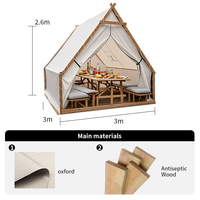 Tente de plage triangulaire compacte Coody, légère, imperméable, résistante aux UV, en toile, pour les centres de villégiature, facile à monter