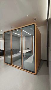 Modern yeni çalışma toplantı odası ofis kutusu mobilya iç gizlilik çevre dostu uyku kutusu ile yeni tasarım ses geçirmez çözüm - Product Image 6