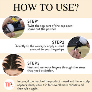 Champú Seco Sin Enjuague, Absorbe el Exceso de Grasa, Refresca el Cabello, Champú Seco en Polvo Sin Enjuague, Suaviza y Rellena el Cabello para Todo Tipo de Cabello - Product Image 6