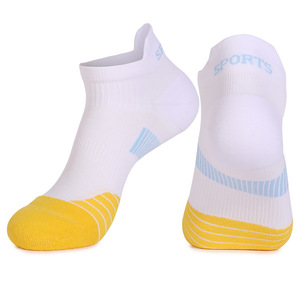 Chaussettes de sport décontractées pour femmes et hommes Tube court tricoté antibactérien en coton Spandex Basketball Running <span class=keywords><strong>Badminton</strong></span> - Product Image 6