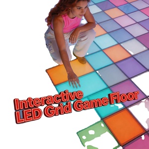 Parc de trampolines éducatif interactif et immersif pour les écoles et les parcs sportifs, en métal et plastique avec LED - Product Image 1