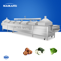 Équipement de cuisson automatique à la vapeur pour produits de la mer, machine à blanchir les légumes et les fruits, cuiseur vapeur tunnel pour Pan Bao, bacon, riz et autres aliments