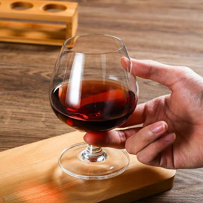 Hot sale custom logo brandy crystal wine glass brandy glass