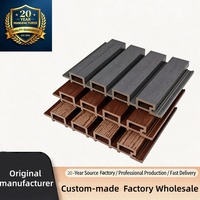 Panneaux WPC extérieurs personnalisés, imperméables et ignifuges SC-05 (Linyi) - Panneaux de clôture et de mur extérieur en PE co-extrudé
