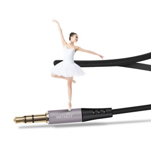 WITNUT auricolare <span class=keywords><strong>Jack</strong></span> <span class=keywords><strong>Stereo</strong></span> maschio a femmina cavo di prolunga <span class=keywords><strong>Audio</strong></span> cavo Aux placcato in oro 3.5mm 6 mesi scatola di colore Ce,ce ROHS 3m OD3 - Product Image 3