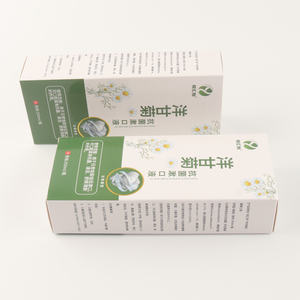 Scatola Pieghevole Personalizzata in Cartone Riciclabile Ecologico per Confezioni di Liquidi Orali Medici, Collutorio, Prodotti per la Cura della Pelle e Cosmetici con Stampa UV - Product Image 1