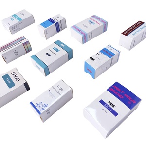 Kotak kertas Hologram kustom kemasan botol Peptid 1 Pak 3mL kotak botol dan label <span class=keywords><strong>2</strong></span> pak <span class=keywords><strong>3</strong></span> pak kotak kertas dengan nampan plastik - Product Image 2