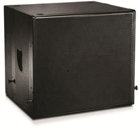 Caisson de basses passif 1x18 pouces, réseau linéaire, stéréo 800w, Design de boîte à son inversé