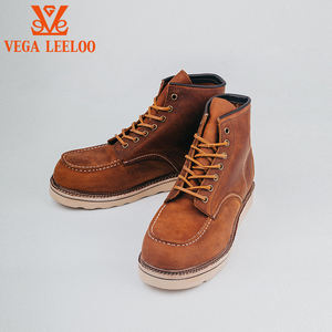 美国复古男士摩托靴秋冬季马丁靴男女皆宜的鸭子猎靴 - Product Image 3