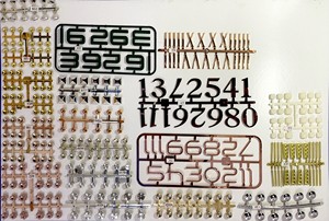 Các Bộ Phận Đồng Hồ Kích Thước Khác Nhau <span class=keywords><strong>S</strong></span>ố Đồng Hồ Hình 1 Đến 12 - Product Image 5